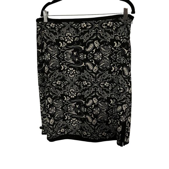 Anne Klein Black & White Floral Skirt – Size XL – Elegant & Versatile - Picture 1 of 2